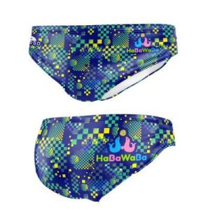 BAÑADOR  WATERPOLO NIÑO HABA WABA SQUARES 2023