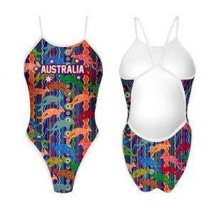 BAÑADOR MUJER NATACIÓN `REVOLUTION` ABORIGEN AUSTRALIA 2022.