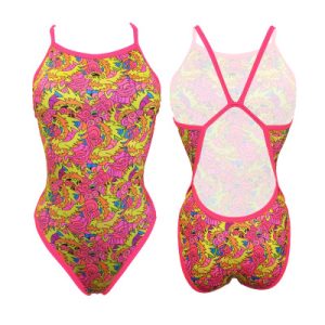 BAÑADOR MUJER NATACIÓN `REVOLUTION` ALL DRAGON