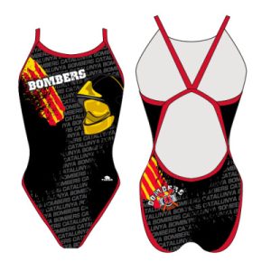 BAÑADOR MUJER NATACIÓN `REVOLUTION` BOMBERS CATALUNYA HAT