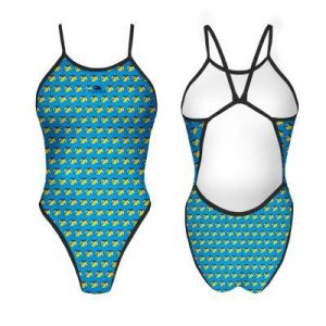 BAÑADOR MUJER NATACIÓN `REVOLUTION` CANARIAS MINI PLATANOS