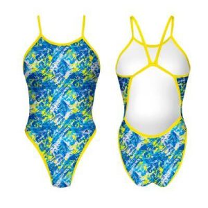BAÑADOR MUJER NATACIÓN `REVOLUTION` CANARIAS SPORTY