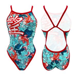 BAÑADOR MUJER NATACIÓN `REVOLUTION` CARPA FLU