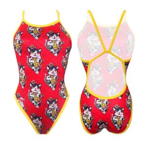 BAÑADOR MUJER NATACIÓN `REVOLUTION` CHINESE CUTE