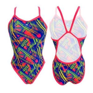BAÑADOR MUJER NATACIÓN `REVOLUTION` CHROMATIC ANGLES