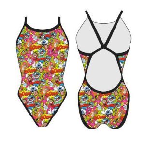 BAÑADOR MUJER NATACIÓN `REVOLUTION` COMIC SHADOW