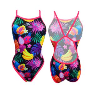 BAÑADOR MUJER NATACIÓN `REVOLUTION` FRUITY JUNGLE