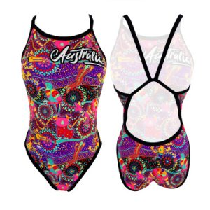 BAÑADOR MUJER NATACIÓN `REVOLUTION` FULL AUSTRALIA 2023