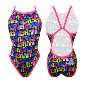 BAÑADOR MUJER NATACIÓN `REVOLUTION` GRAFIT HABA 2019