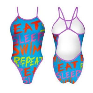 BAÑADOR NAT. GIRL EAT SLEEP SWIM REPEAT(REVOLUTION)