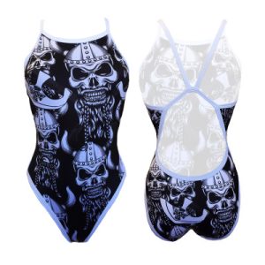 BAÑADOR NAT. GIRL VIKING SKULL (REVOLUTION)