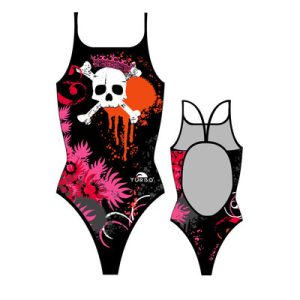 BAÑADOR NAT. SRA. SKULL CROWN (TIRANTE FINO)