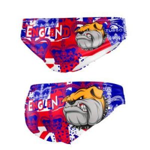 BAÑADOR  WATERPOLO NIÑO BULLDOG ENGLAND FLAG