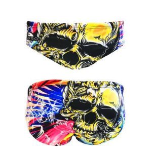 BAÑADOR  WATERPOLO NIÑO CALAVERA HIBISCUS