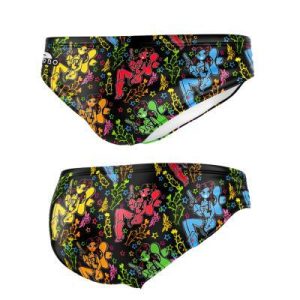 BAÑADOR  WATERPOLO NIÑO COW BLACK