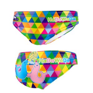 BAÑADOR WATERPOLO NIÑO HABA WABA TRIANGULOS