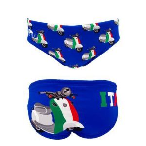 BAÑADOR  WATERPOLO NIÑO MOTO BLU