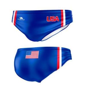 BAÑADOR  WATERPOLO NIÑO USA TURBO BRIEF