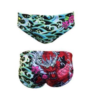 BAÑADOR  WATERPOLO.NIÑO RED DRAGON