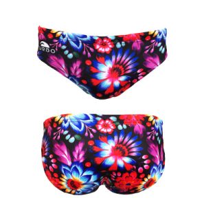 BAÑADOR WP BLACK FLOWER