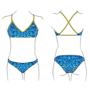 BIKINI NAT.MUJER PIXELS ( PATRON MARE)