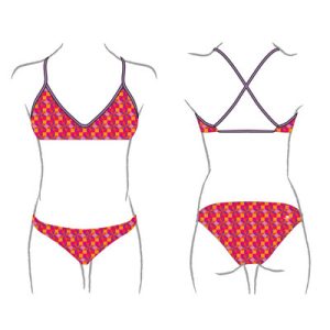BIKINI NAT.WOMEN ROMBUS ( PATRON MARE COMPLETO)