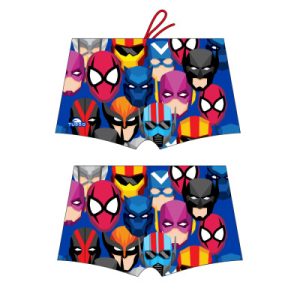 BOXER FULL PRINT NIÑO MASK HEROE HAPPY