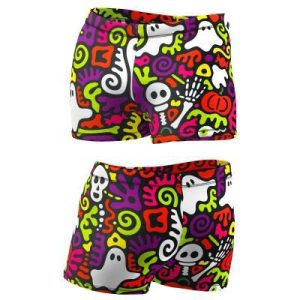 BOXER FULL PRINTED SPOOKY NEON