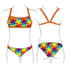 BRAGA BIKINI ` BOOM CHEVI RAINBOW
