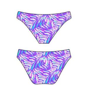 BRAGA BIKINI MARE LILAC ANIMAL