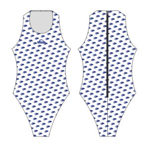 CUSTOM WATERPOLO WOMEN PLUS PRINTED