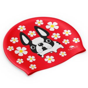 GORRO SILICONA SUEDE¨ FLOWER PUPPY