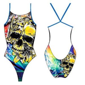 SWIMSUIT NAT. SRA. CALAVERAS HIBISCUS (PRO RACER THIN STRAP) 83056732