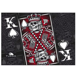 TOALLA ALGODON MICROFIBRA (145 x100) CARD SKULLS