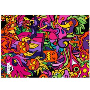 TOALLA ALGODON MICROFIBRA (145 x100) CRAZY JUNGLE