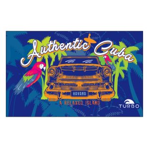 TOALLA ALGODON MICROFIBRA (145 x100) CUBA ISLAND