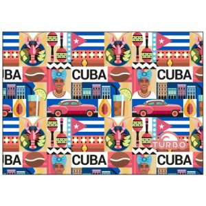 TOALLA ALGODON MICROFIBRA (145 x100) CUBA NIÑA