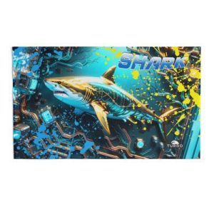 TOALLA ALGODON MICROFIBRA (145 x100) ELECTRIC SHARK