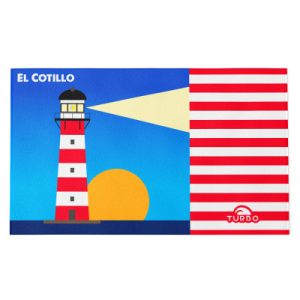 TOALLA ALGODON MICROFIBRA (145 x100) FARO CANARIAS