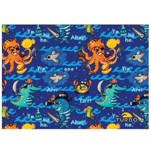 TOALLA ALGODON MICROFIBRA (145 x100) HAPPY PIRATE