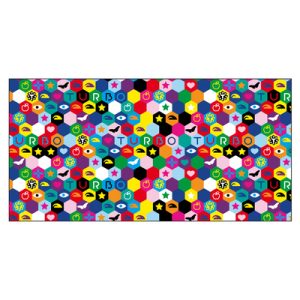 TOALLA ALGODON MICROFIBRA (145 x100) HEXA