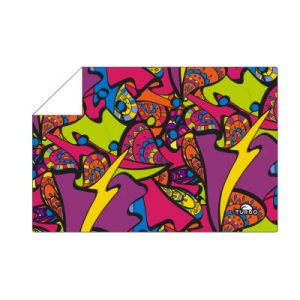 TOALLA ALGODON MICROFIBRA (145 x100) HIPPY HEY