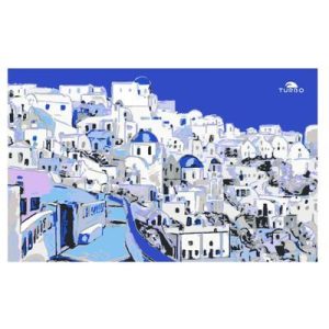 TOALLA ALGODON MICROFIBRA (145 x100) ISLAND GREECE