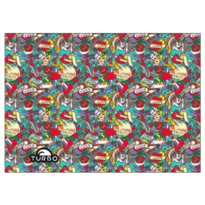 TOALLA ALGODON MICROFIBRA (145 x100) LIBERTY TATOO