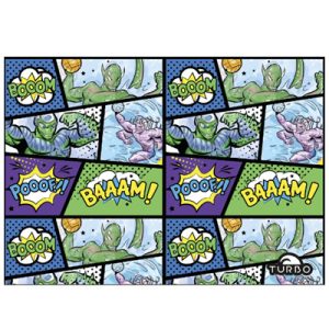 TOALLA ALGODON MICROFIBRA (145 x100) MONSTER COMIC