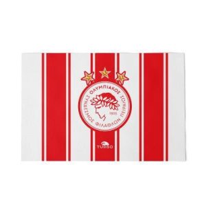 TOALLA ALGODON MICROFIBRA (145 x100) OLYMPIACOS FLAMES