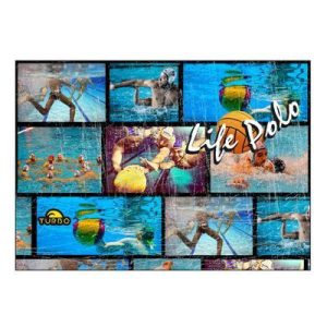 TOALLA ALGODON MICROFIBRA (145 x100) PLAYER WATERPOLO ITALIA