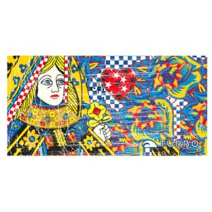 TOALLA ALGODON MICROFIBRA (145 x100) QUEEN HEART VINTAGE