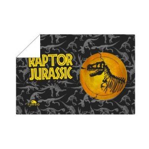 TOALLA ALGODON MICROFIBRA (145 x100) RAPTOR JURASSIC