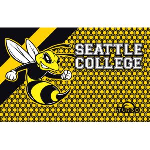 TOALLA ALGODON MICROFIBRA (145 x100) SEATTLE COLLEGE